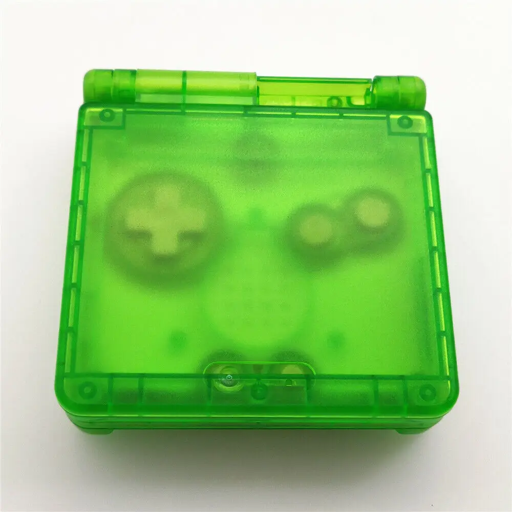 Custodia Trasparente Trasparente Con Guscio Verde Per Game Boy Advance Sp Gba Sp