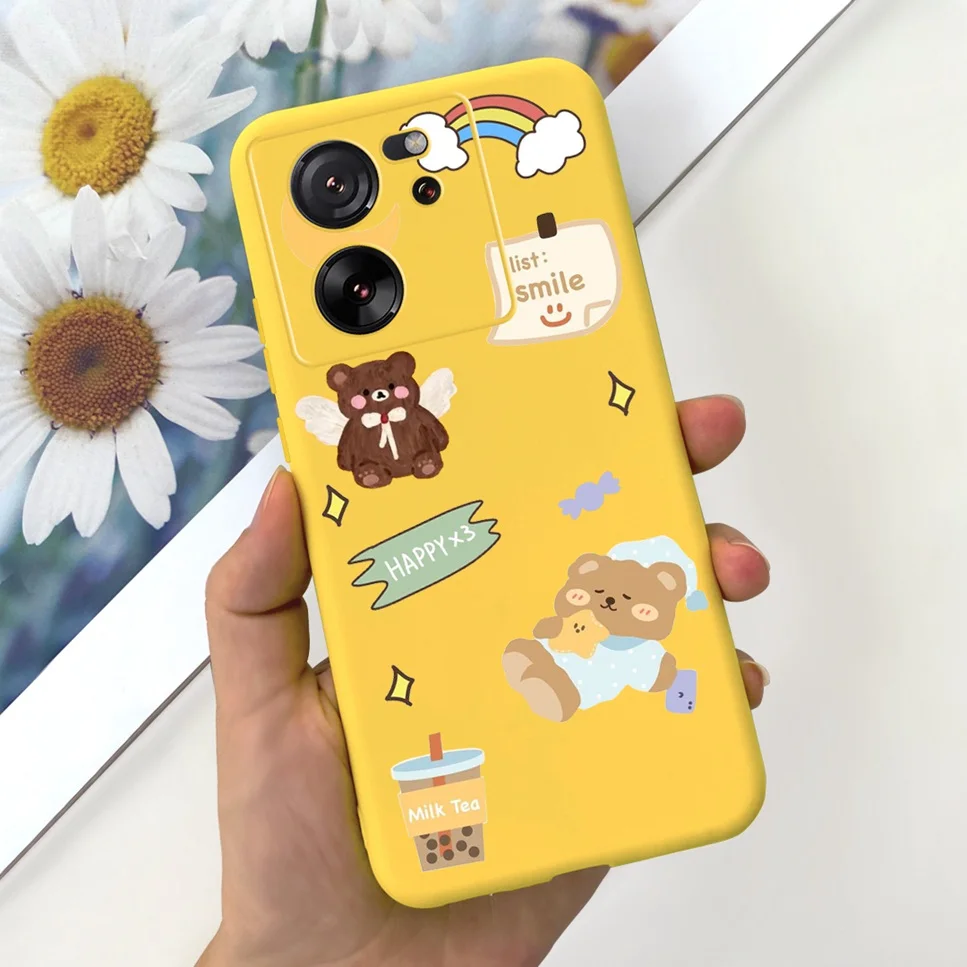 For Xiaomi 13T Case 13 T Pro 5G Candy Paint Soft Silicone Shockproof Phone Cases For Xiaomi 13T Mi13T Pro Bumper Cover Capa