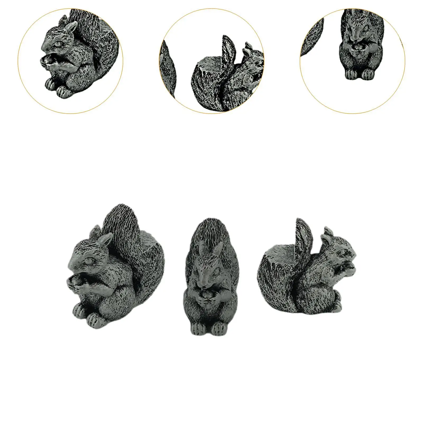 3x Plant Pot Feet Animal Figures Plant Stand for Offices Living Room Outdoor