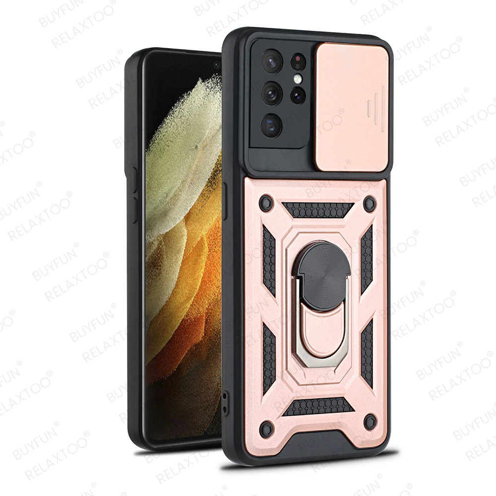 samsung silicone Camera Chống Sốc Từ Đứng Bảo Vệ Cho Samsung Galaxy S22 S21 S20 Ultra Plus Sumsung S21 S20 FE S22Ultra Ốp Lưng fundas samsung silicone Cases For Samsung