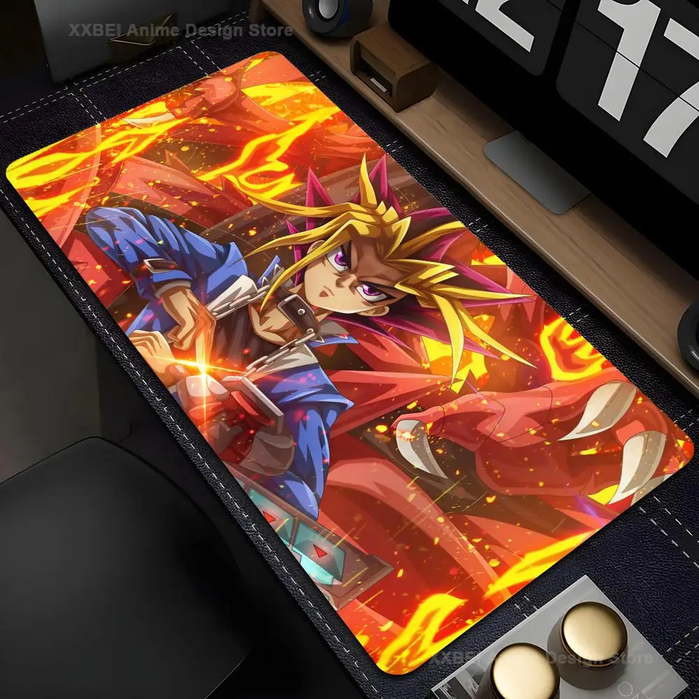 

Anime Yu Gi Oh Mousepad Large Computer Gaming Accessories MousePads Desk Mats Anti-slip Laptop Soft Mice Pad
