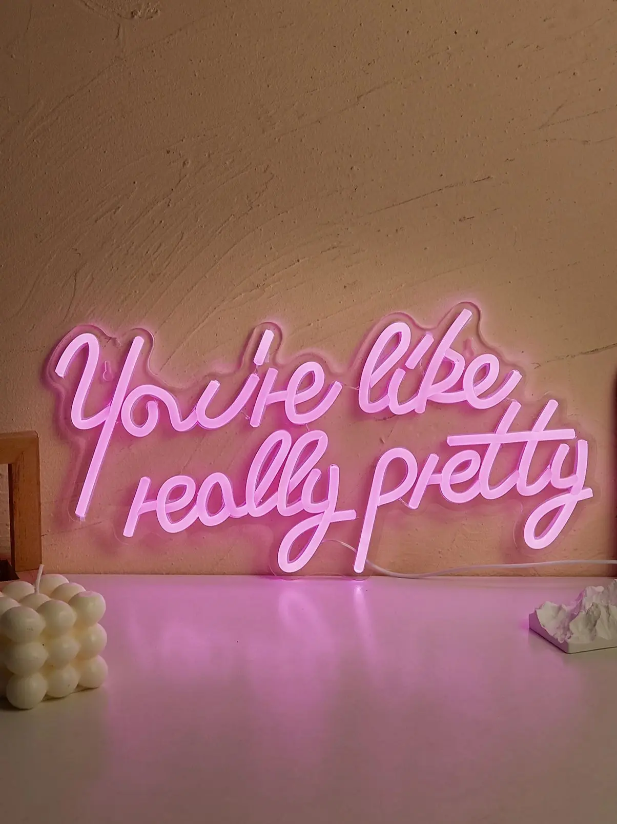 Description Picture 5 of itemChi-buy LED Neon U Like Really Pretty USB Powered Neon Signs Night Light 3D Wall Art & Game Room Bedroom Party Decor Lamp Signs