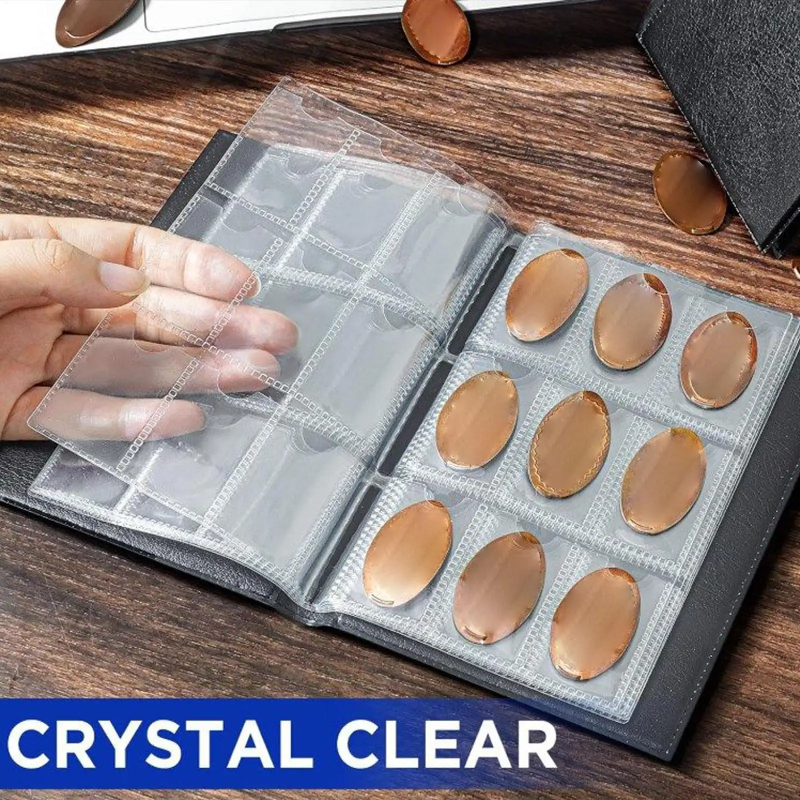 Penny Album Penny Collection Album Hold 108 Coin Money Storage Organizer Display Supplies Penny Coin Storage Album Collecting