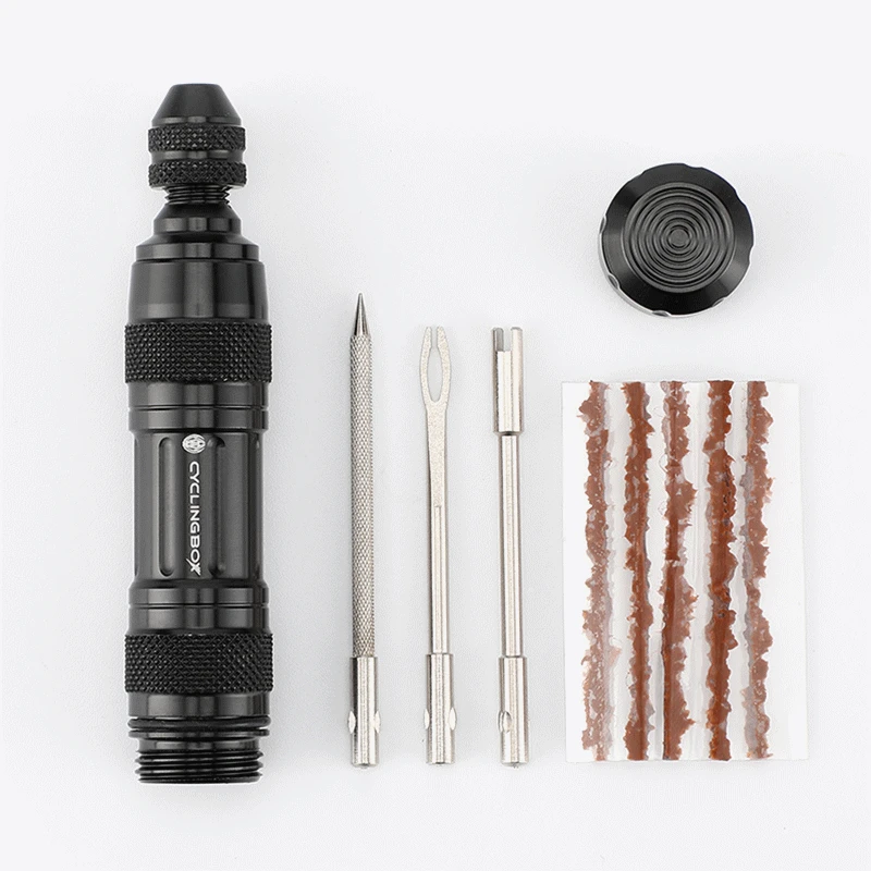 BicycleTubelessTireRepairKitMTBTyrePunctureSealantRubberStripesRoadBikeTire