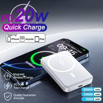 Magnetic MagSafe Power Bank 50000mAh