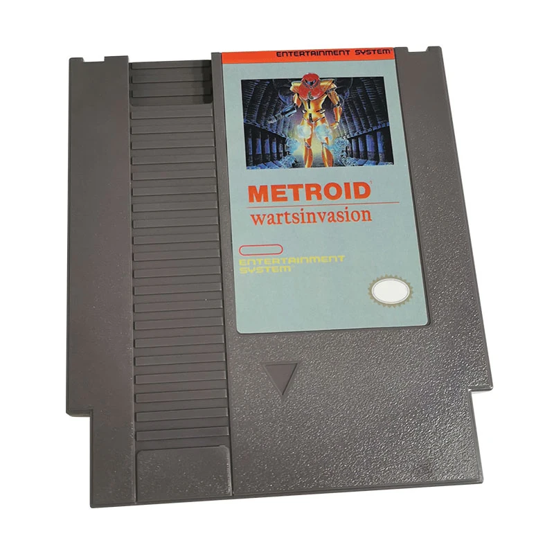 

8 Bit NES Video Game Cartridge - Metroid Wart's Invasion - For Retro Classic NES Console - NES Hack - Region Free