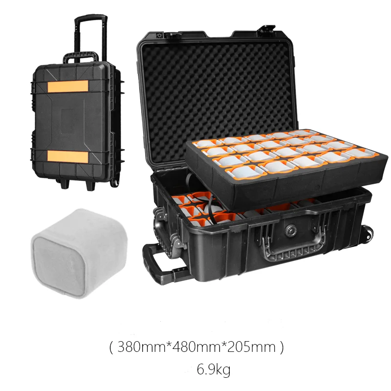 Watch Box Organizer for Men Waterproof Suitcase 40 Grid Storage Jewelry Display Box Watch Safety Protection Anti Drop Toolbox Watch Storage Box Watch Storage Bag Watch Storage Pouch