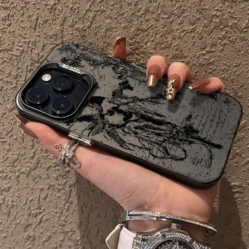 Retro Gothic Style Matte Phone Case Sculpture