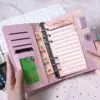 Soft Leather Binder Budget Planner Cash Envelope Binder With Budget Envelopes A6 Binder Pockets Cash Envelope Wallet Budgeting 5