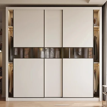 Open System Closet Cupboard Bedroom Clothes Nordic Wardrobe Minimalist Modern Jewelry Fabric Cube Guarda Roupa Home Furniture 1