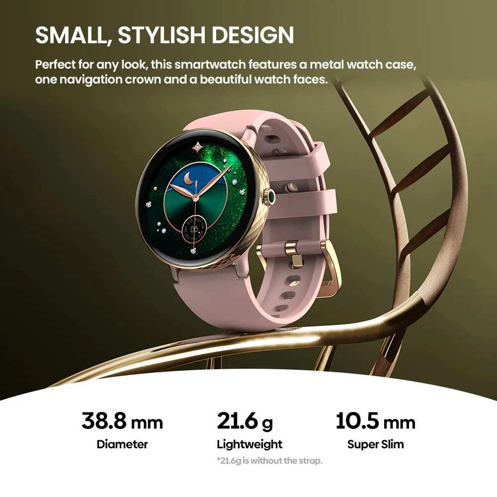 Original Zeblaze Lily Female Smartwatch Double Strap AMOLED