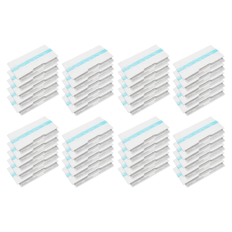 

Top Sale 40 Pack Vacuum Mop Pads Refills Replacement For Shark Vm252 Vacmop Pro Vacuum Mops, Disposable Mop Pads