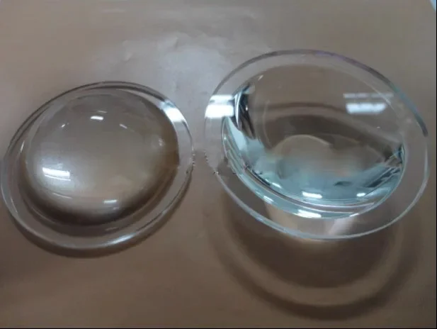 광학 유리 렌즈, 외경 89mm, 내경 74mm, 높이 30mm, 가장자리 두께 5.7mm, 1 개