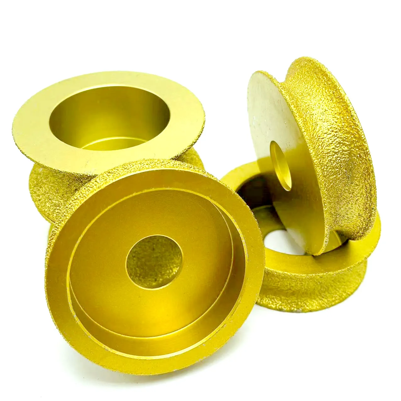 

Diamond Brazed French Edge Grinding Wheel Marble Quartz Stone Fillet Milling Grinding Disc Dry And Wet Brazing Grinding Wheel