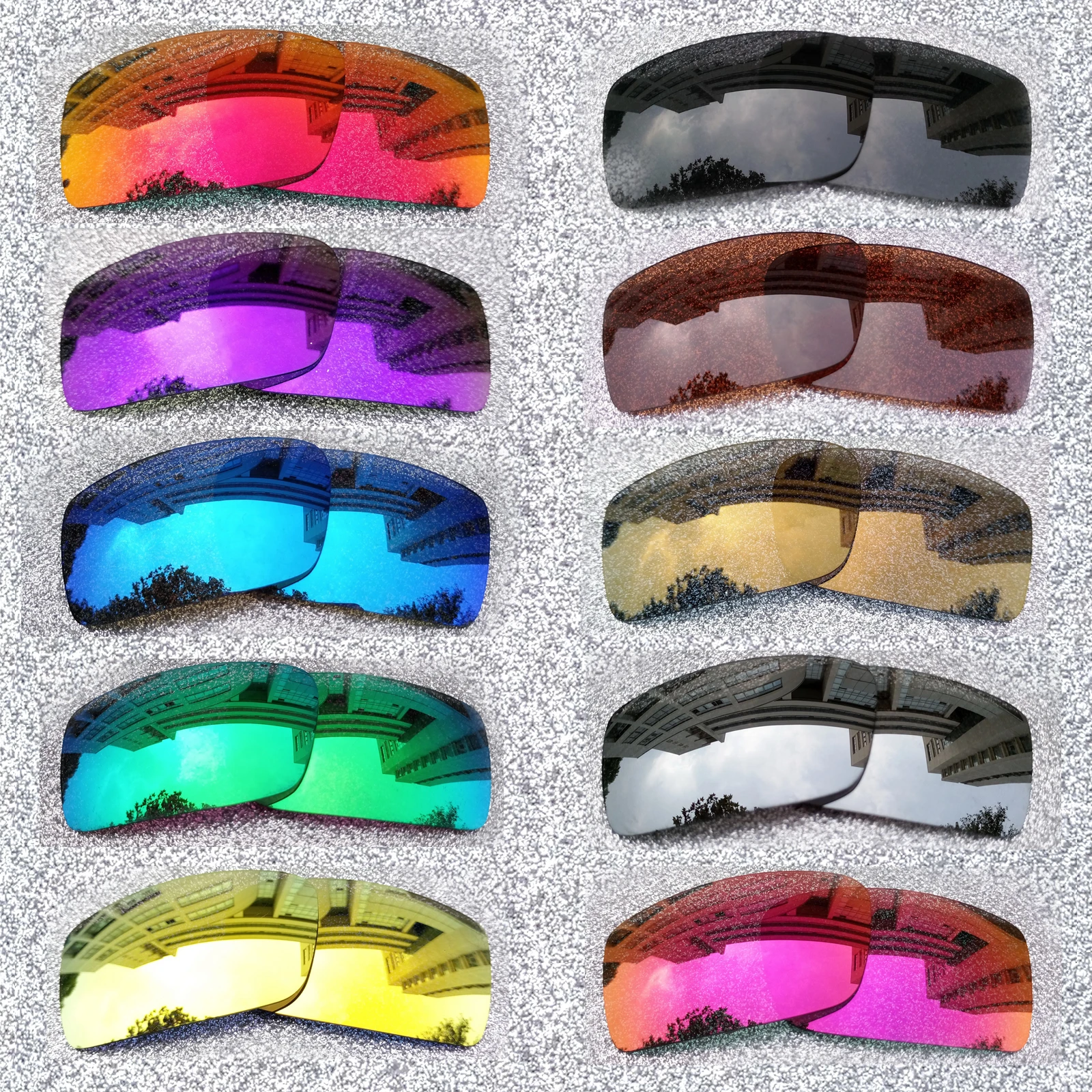 

HDTAC Polarized Replacement Lenses For-Oakley Gascan S (Small) Sunglasses Multicolor Options