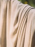 Japanese style thickened cotton and linen semi shading curtains for bedrooms, living rooms, and curtains 6