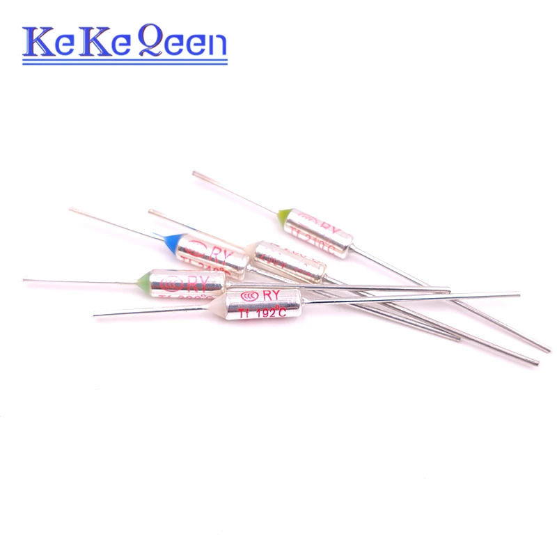 Thermal Fuse 10PCS 10A 15A TF RY-65 RY-72 RY-77 RY-85 RY-95 RY-98 RY-100 RY-105 RY-110 RY-115... Degree 250V Metal Shell Temperature Fuse