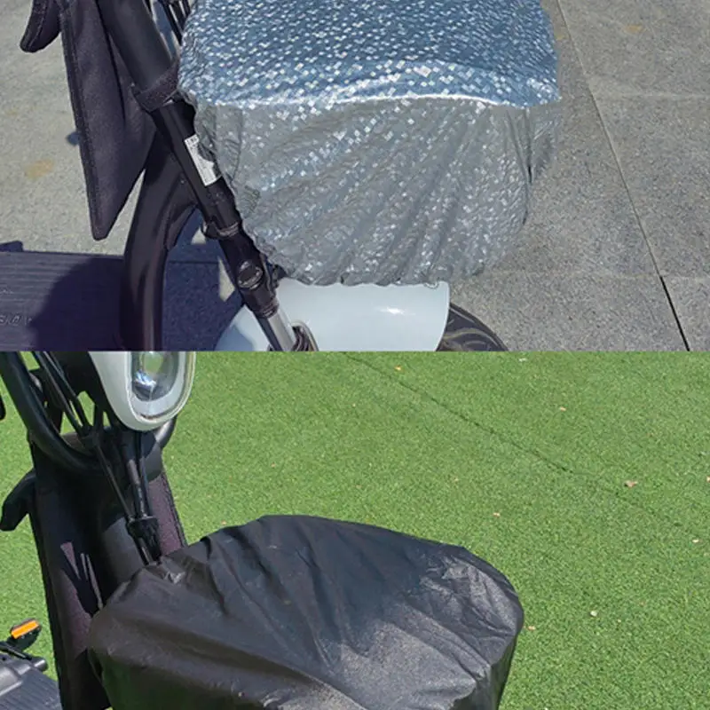 Regenschutz für Fahrradtasche, Regenschutz für Regenschutz, Fahrradkorb, Fahrradtasche, wasserdichtes Kunststoffregal, Fahrradtaschen, tragbar – Detail 3