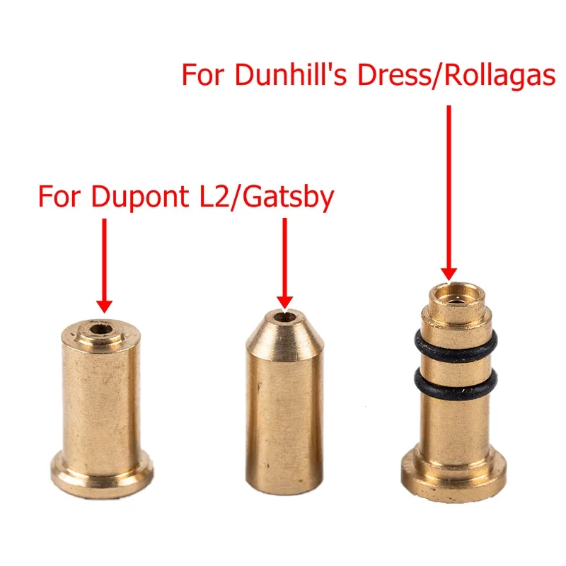 3 In 1 Brass Copper Nozzle Refill Butane Gas Adapter For S.T Dupont Ligne 2/Gatsby & Dunhill's Dress/Rollagas Lighter Gadgets 2