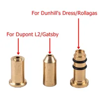 3 In 1 Brass Copper Nozzle Refill Butane Gas Adapter For S.T Dupont Ligne 2/Gatsby & Dunhill's Dress/Rollagas Lighter Gadgets 2