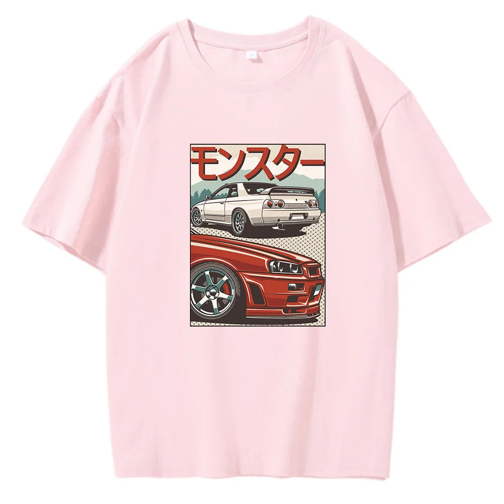 半袖ラウンドネックTシャツ,レトロ,日本のクラックススタイル,90