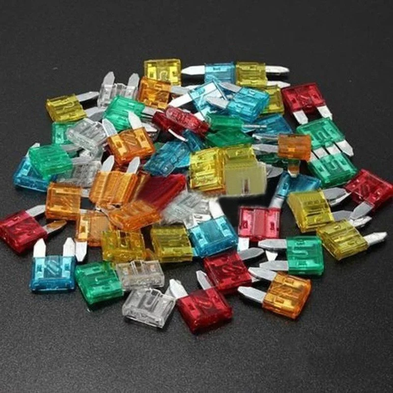 Car Fuse Blade Fuse Kit Fuses Automatic Truck Blade The Insurance Insert Insurance of Xenon Piece Lights Auto Accessories car fuse kit blade fuses car fuses