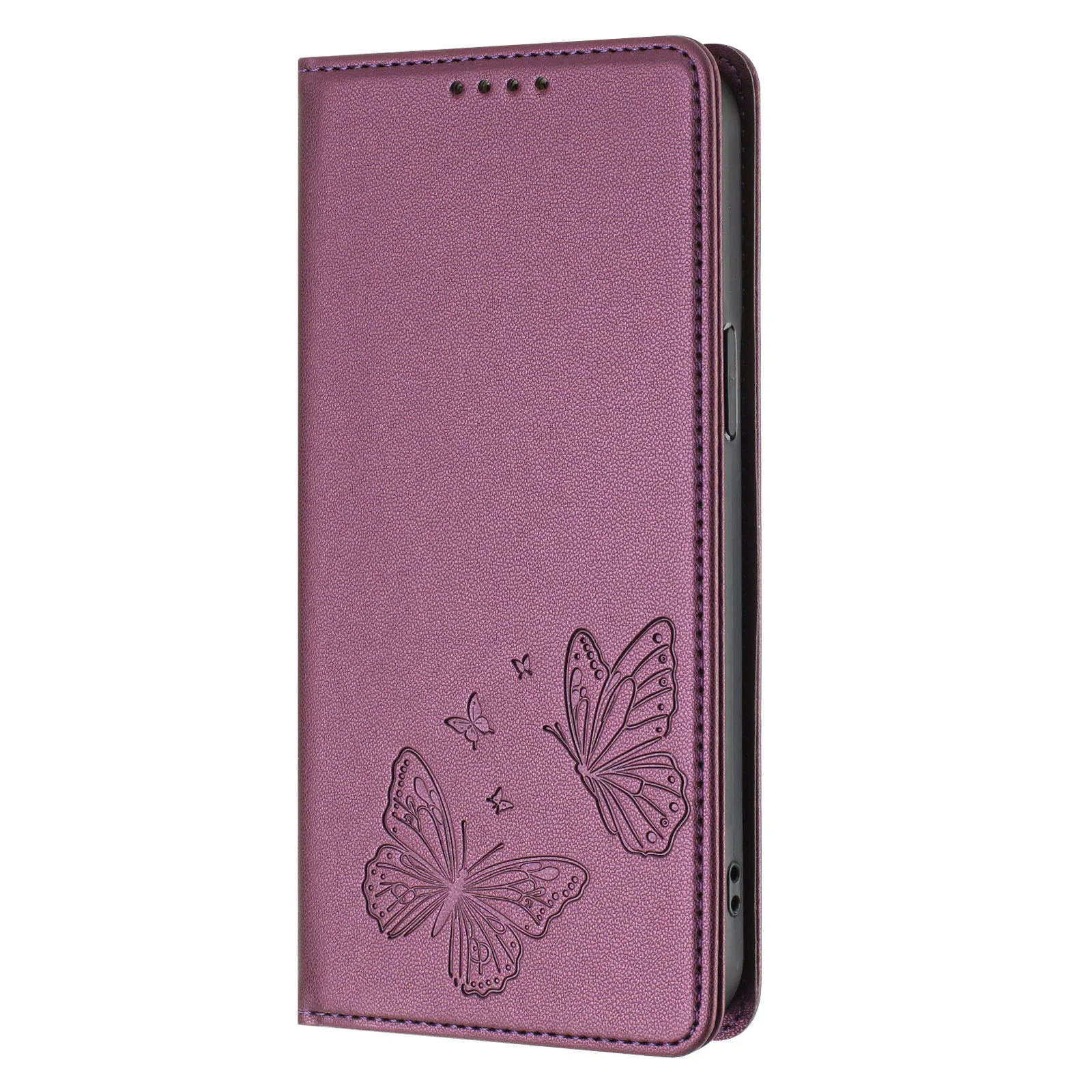 Elegant Butterfly Magnetic Leather Phone Case Cover