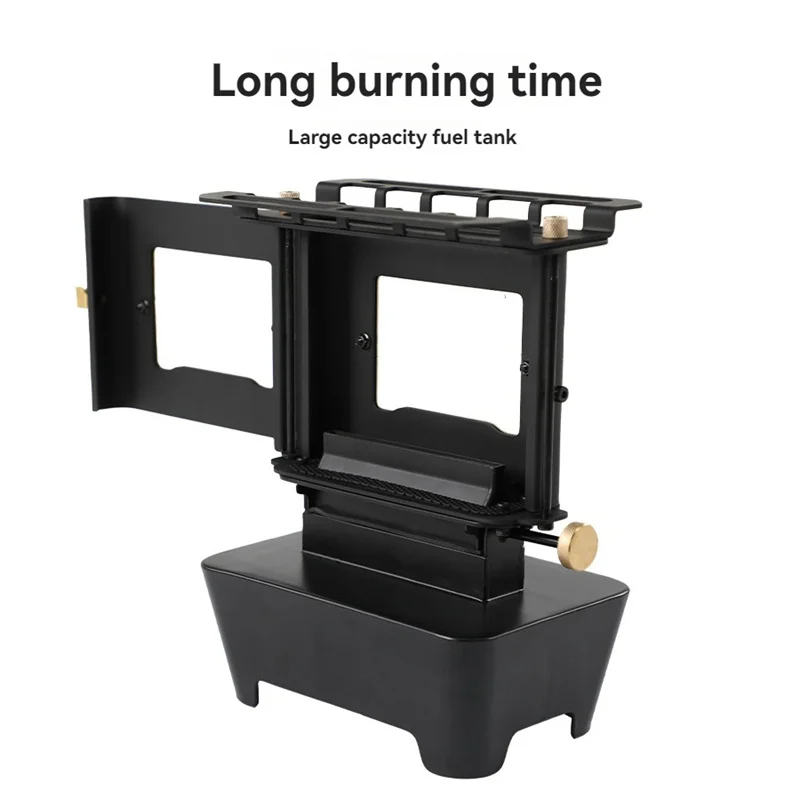 Outdoor Stainless Steel Camping Atmosphere Heating Kerosene Lamp Portable Handheld Retro Sheet Metal Kerosene Stove