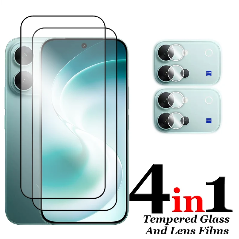 Premium Tempered Glass Screen Protector with 2.5D Full Cover and HD Clarity Lens Film