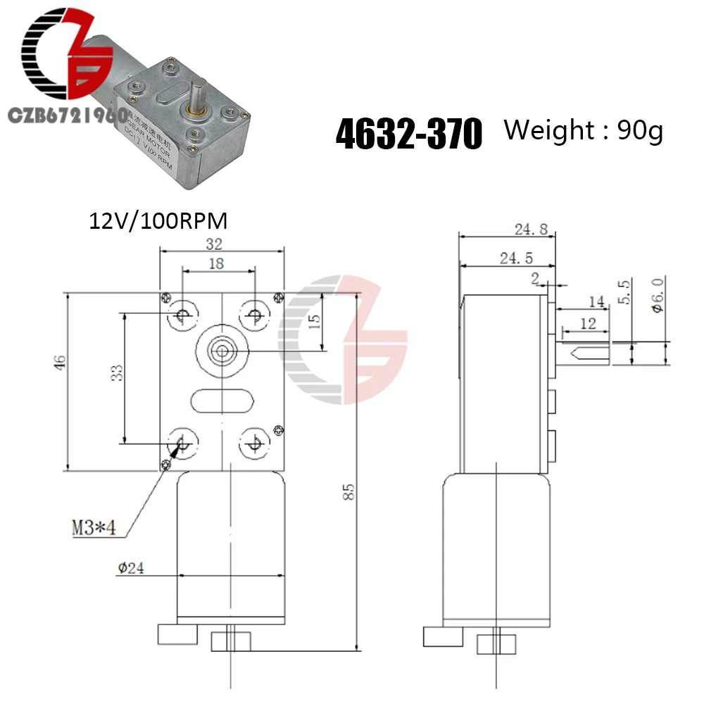 4632 370 motor eletrico linear da engrenagem 05