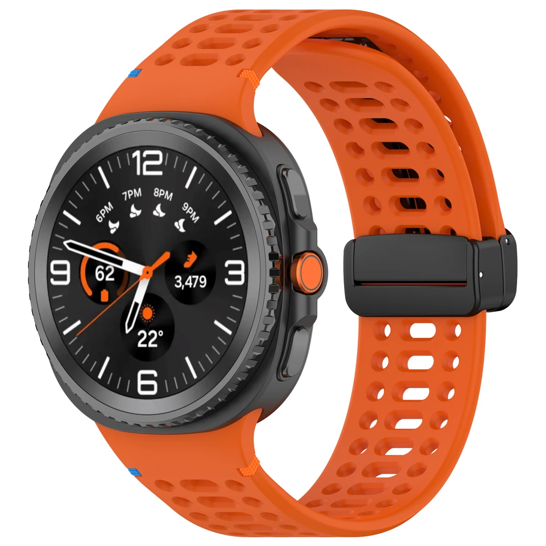 Breathable Silicone Magnetic Wristband Bracelet Strap