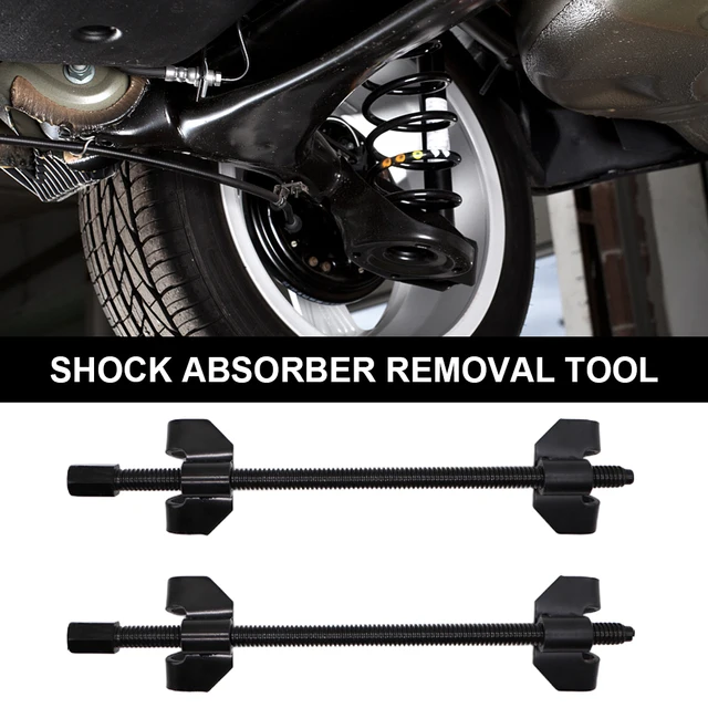 Compressore Per Molle Elicoidali Universale - Kit Con Piastre E Viti Per Rimozione Ammortizzatori Auto, Con Custodia