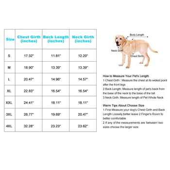 Pet Dog Jacket With Harness Winter Warm Dog Clothes For Labrador Waterproof Big Dog Coat Chihuahua French Bulldog Outfits 5