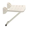 Caremaster Folding Wall Stool Bathroom Shower Stool Aisle Chair Wall Mounted Elderly/Disabled Anti-Slip Shower Chair Stainle 1