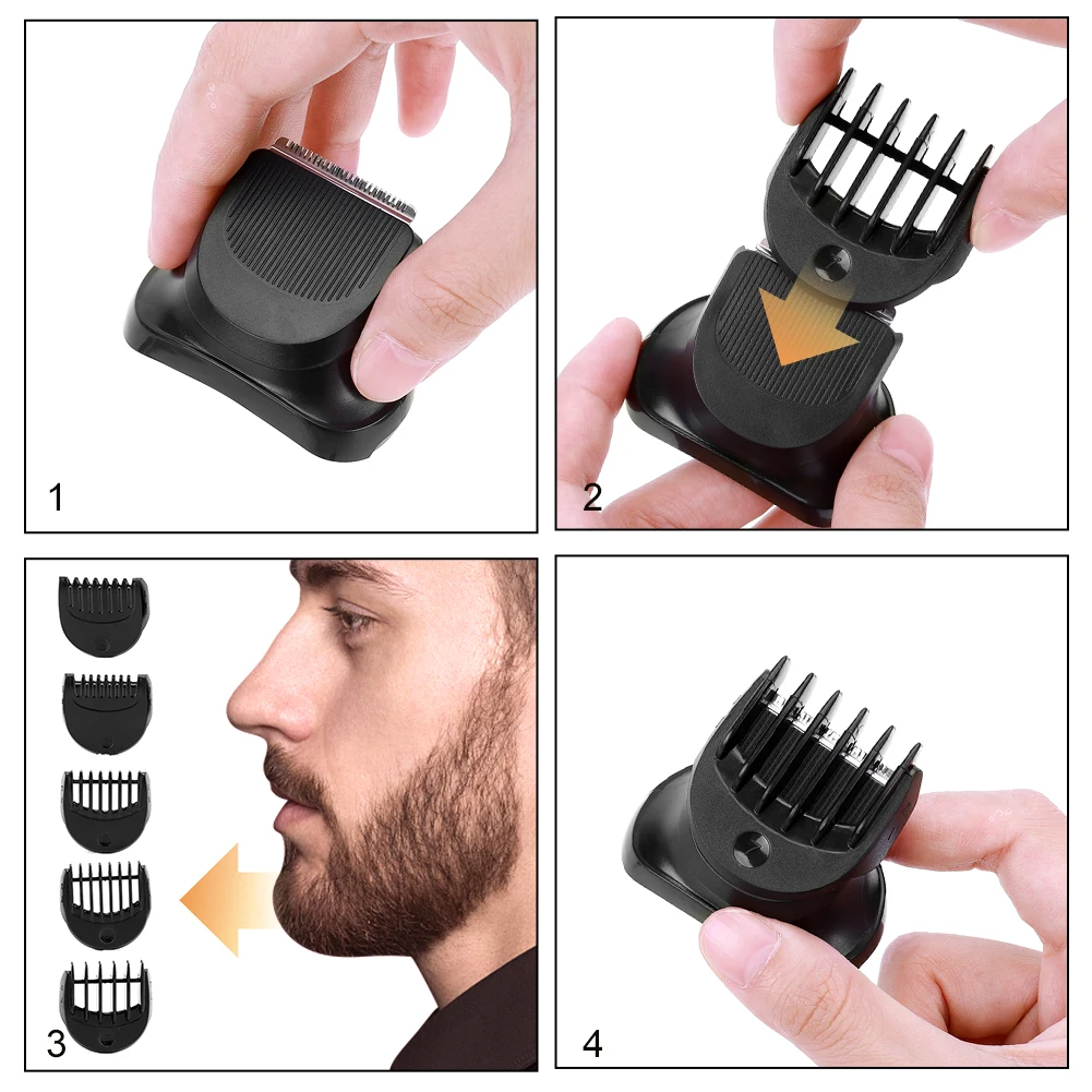 Series 3 Shaver Replacement Head with 5 Guide Combs Electric Razor Head Replace Shaver Head for 3090cc 320s 330s 350cc
