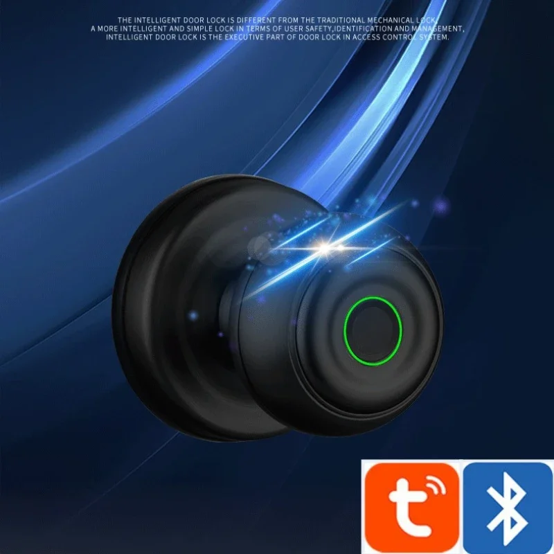 2023new-tuya-smart-home-door-lock-bluetooth-smart-lock-keyless-entry-biometric-fingerprint-type-c-and-mechanical-key-unlock