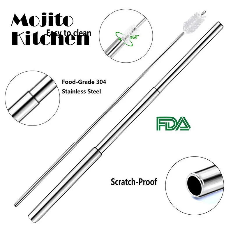 Рисунок 5 - Многоразовые соломинки из нержавеющей