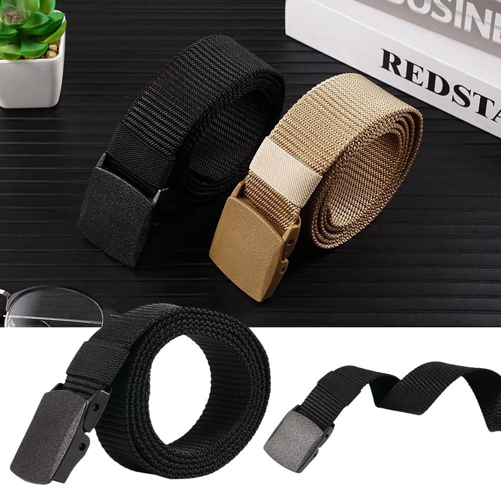 

Braided Nylon Canvas Belt Outdoor Hunting Tactical Braid Belts For Men Women Jeans Solid Color Trouser Belt Adjustable Wais E6Y6