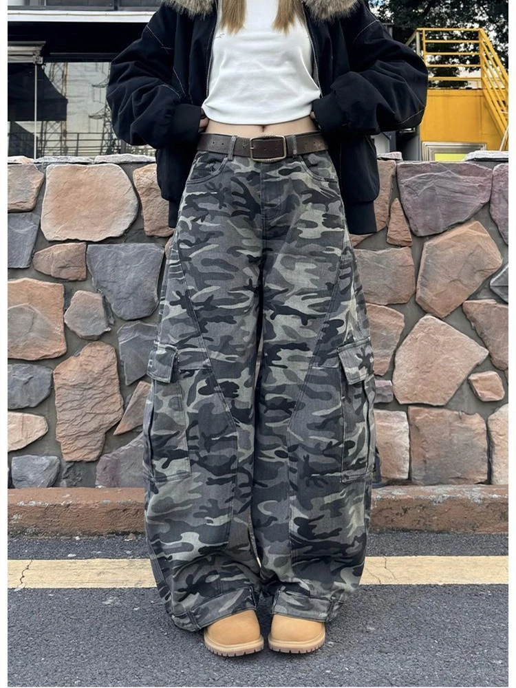 Oversized Camo Camouflage Pants For Girls Oversized Camo Girls
