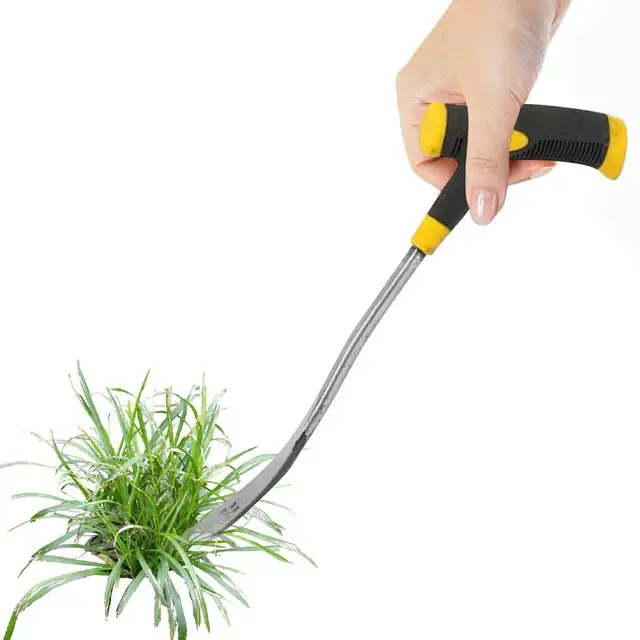Kertészeti Kötötte Gyomnövény Kis Trovel -Transzplanter Szénacél Kézi Szerszámok Ergonómikus Fogantyú Átültetéshez