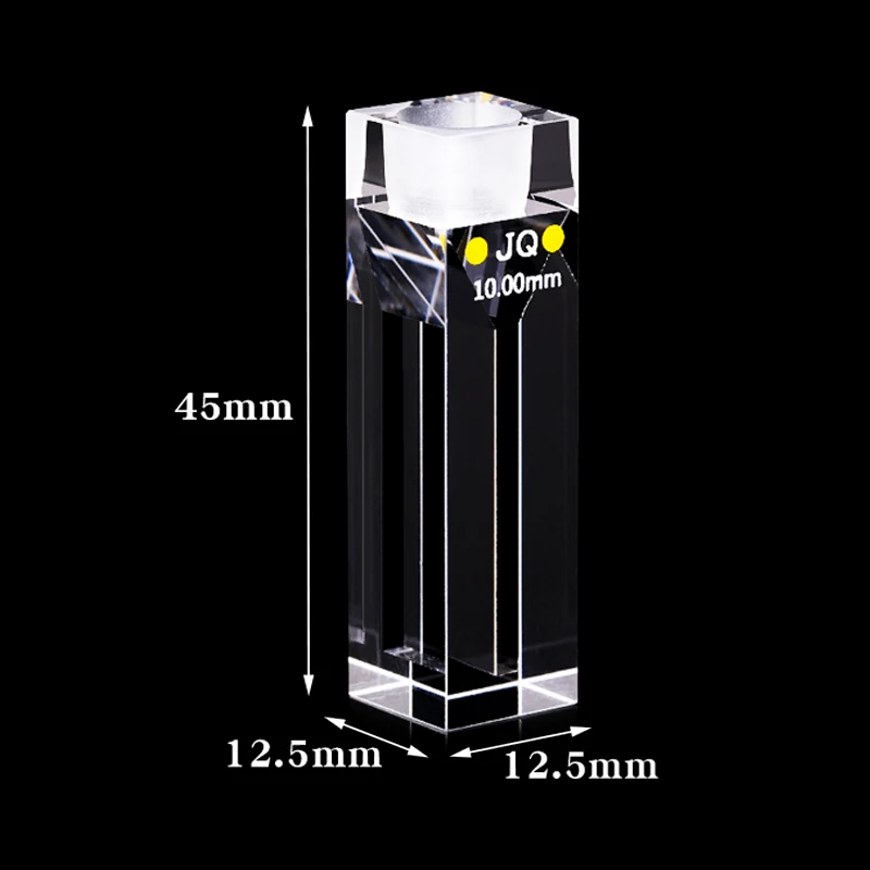 석영 셀, 스토퍼 (10mm), 700ul, 슬릿 2mm, 형광
