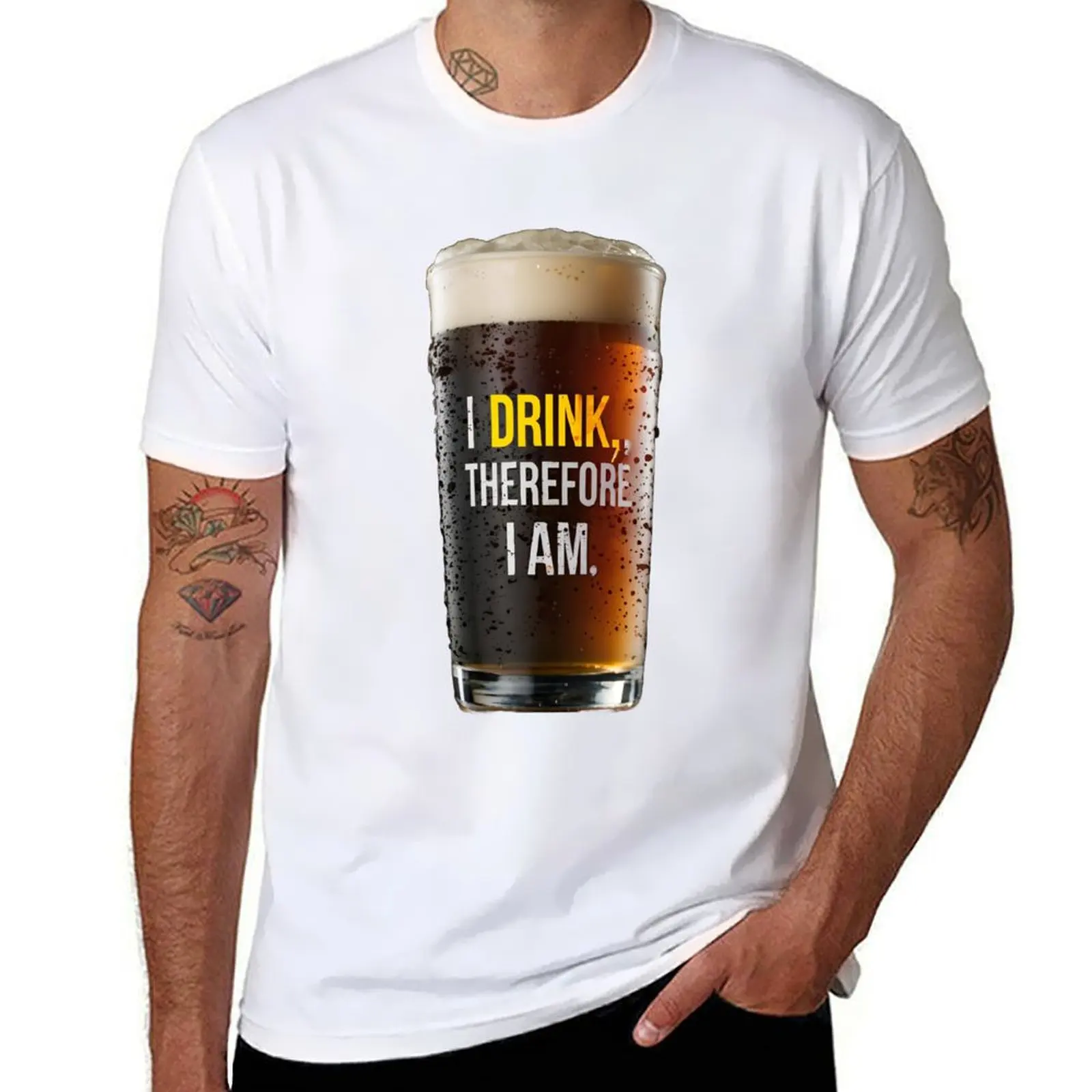 

Sip into Existence: I Drink, Therefore I Am T-shirt tops customizeds oversizeds mens champion t shirts