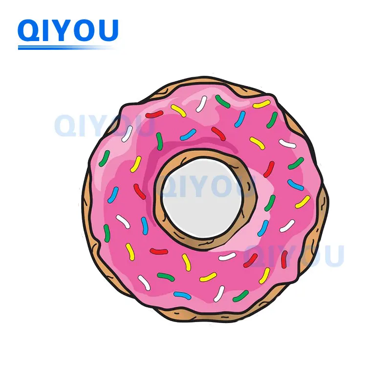 

Donut/Doughnuts Fun Car Stickers Reflective Waterproof PVC Decal Suitable for Motorcycle Bumpers Skateboards Car Windows