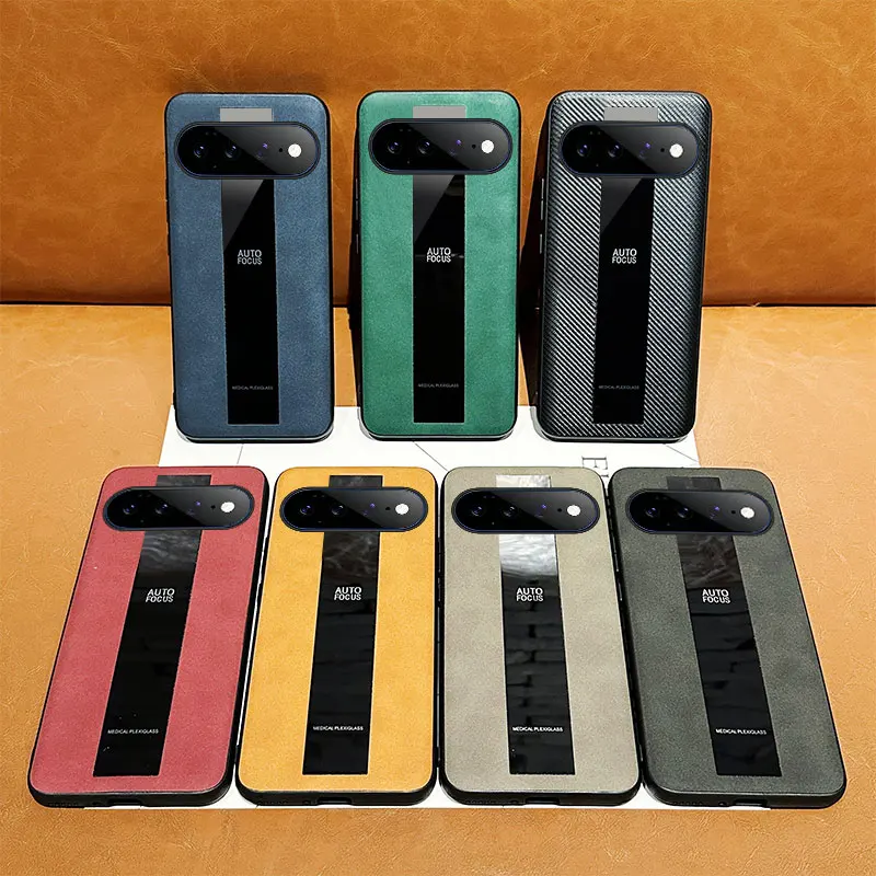 Luxury Sheepskin Leather Matte Phone Case - Shockproof Hard Protective Cover