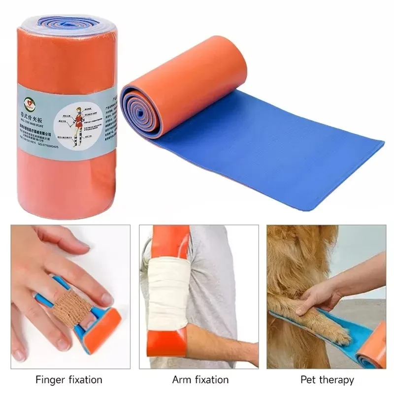Outdoor First Aid Fixed Splint High Molecular Plasticity Multi-functional Fracture Splint Pet Splint Foldable 11x46cm