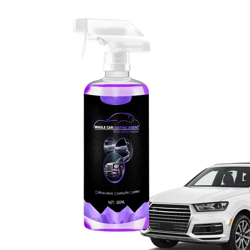 

Car Wax Polish Spray 500ml Automobile Paint Coating Agent Long Lasting Brighten Car Cleaning Spray For Car Maintenance Supplies