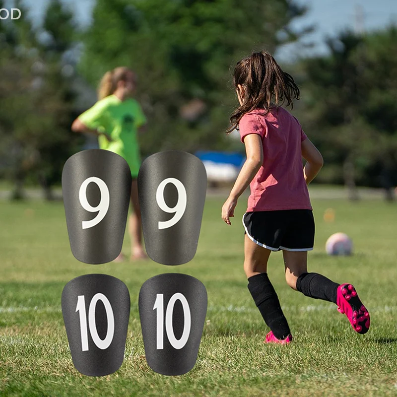 Wear-resistant Shock Absorbing Football Shin Pads Mini Shin Guards Soccer Guards Anti Slip For Men Women Kids Boys Girl