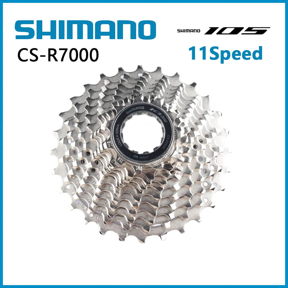 Casete Shimano 105 CS-R7000 11 Velocidades - 12-25T - Para Bicicletas De Carretera