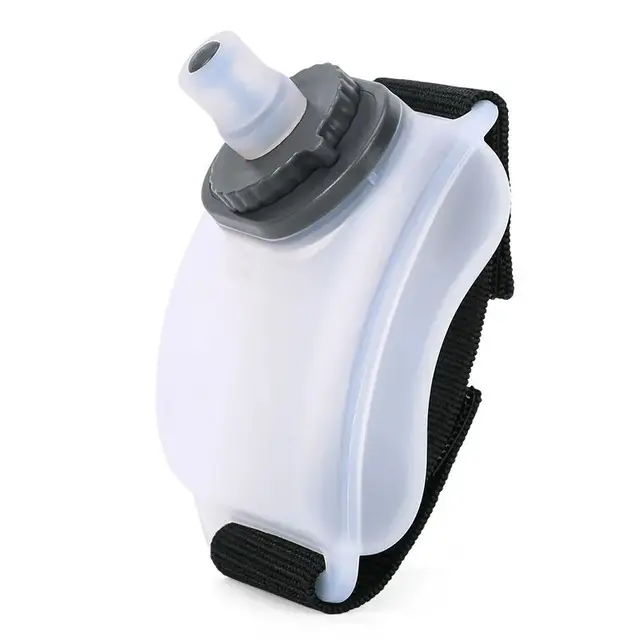 Sports Wettle Wrist Water Bottle for Running Cycling Marathon Portable Hydration Pack with Leakproof Lid Hands-Free Bottle 6