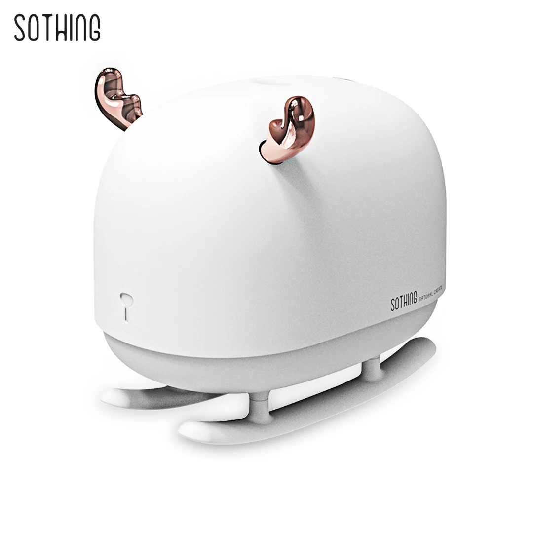 New Youpin Sothing Deer Air Humidifier USB Cable Powered Mini Portable Air Purifier With Ambient Night Light Ultrasonic Diffuser